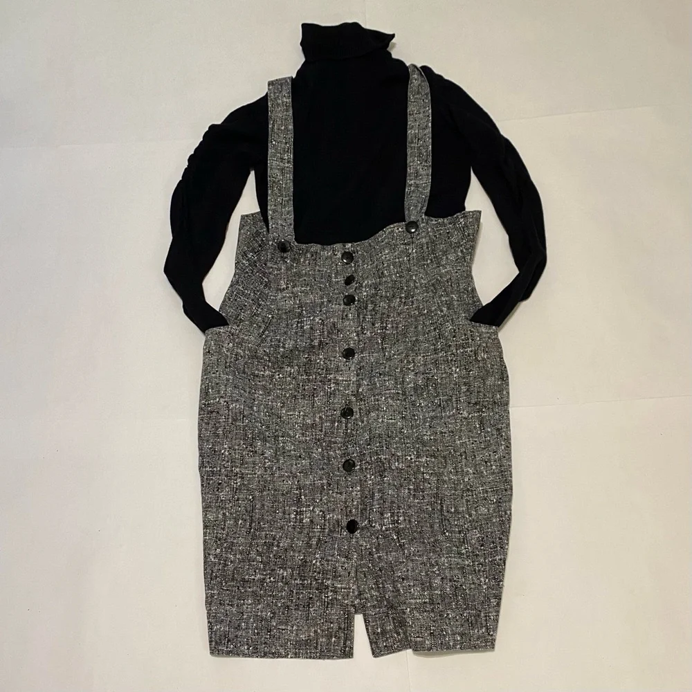Jackie O! Skirt with suspenders size 13